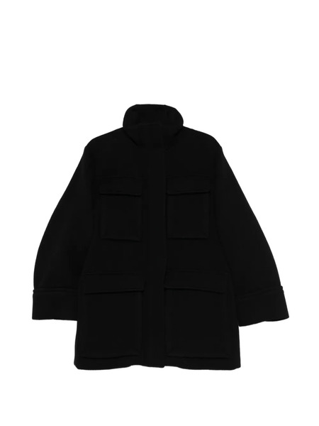  Circus Hotel Pocket Overcoat - Black 