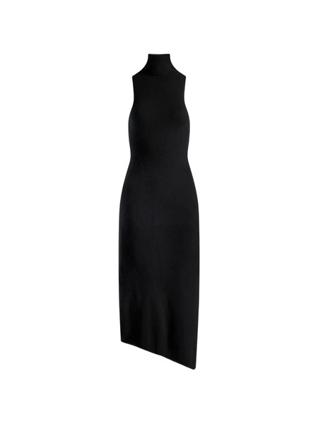  Circus Hotel Turtlemeck Sleeveless Dress - Black 