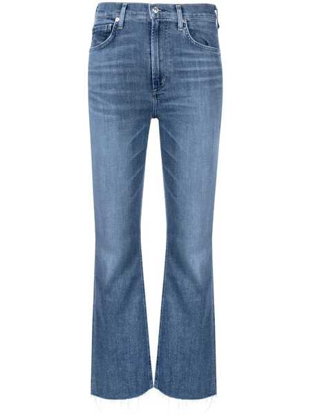  Citizens Of Humanity Isla Cropped Bootcut Jeans - Blue 