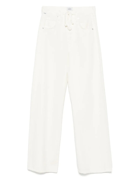  Citizens Of Humanity Logo-patch Jeans - White 