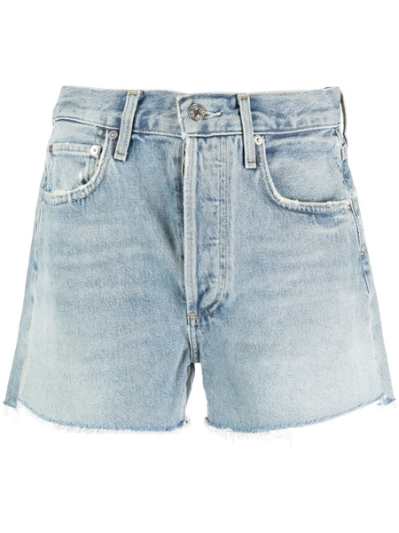  Citizens Of Humanity Marlow Denim Mini Shorts - Blue 