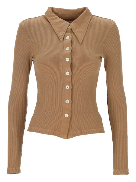  Citizens Of Humanity Ribbed Collared Sweater - Brown 