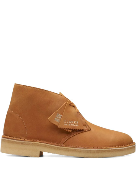  Clarks Desert Leather Derby Shoes - Brown 