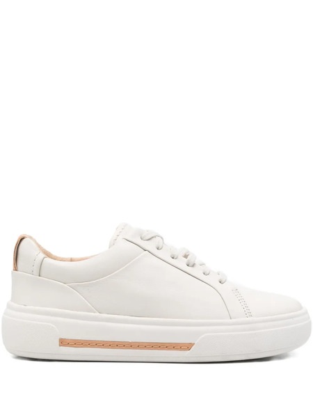 Clarks Hollyhock Leather Sneakers - White 