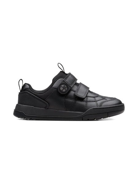  Clarks Kids Double-strap Leather Trainers - Black 