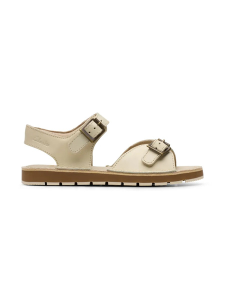  Clarks Kids Suede Sandals - Neutrals 