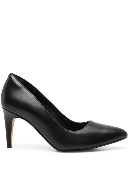  Clarks Laina Rae 75mm Leather Pumps - Black 