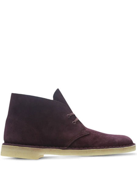  Clarks Originals bordeaux Suede Boots - Purple 