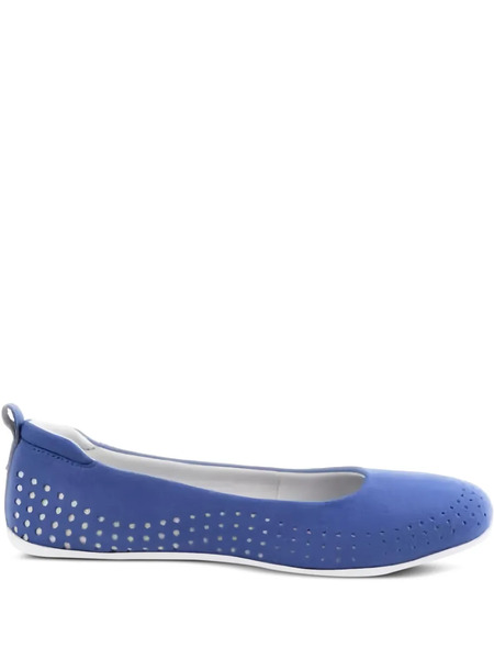  Clarks Originals Step Allena Sea Perforated Mules - Blue 