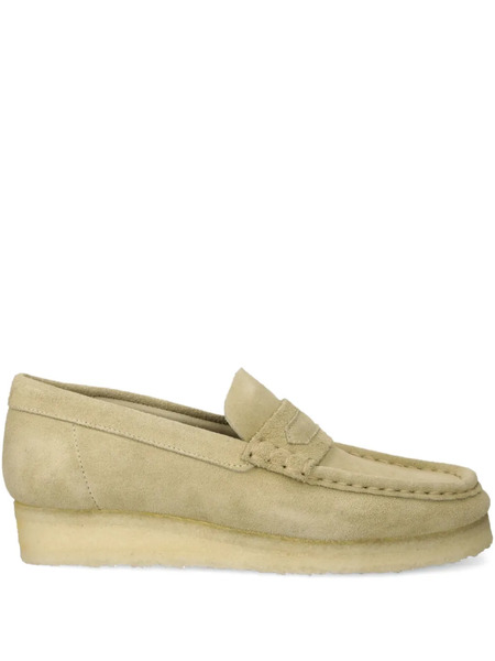  Clarks Originals Suede Penny Loafers - Neutrals 
