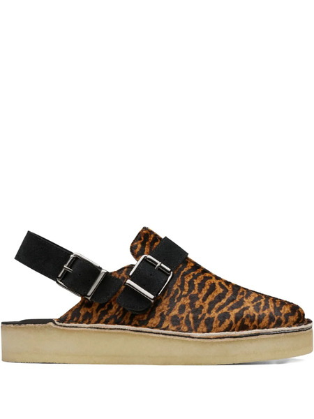  Clarks Originals Trek tortoiseshell Mules - Brown 