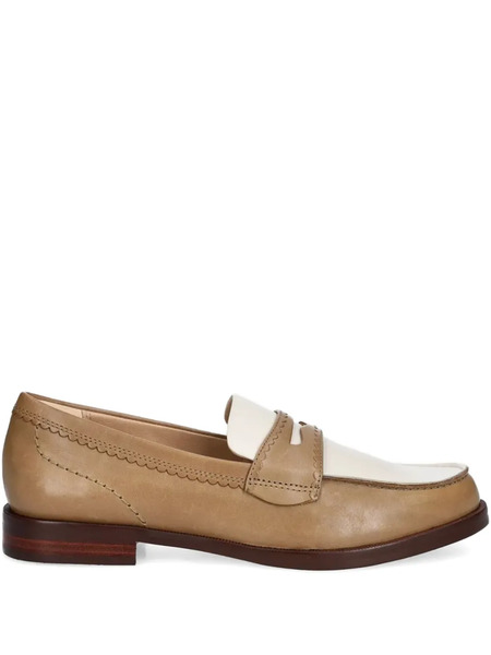  Clarks Originals Two-tone Leather Loafers - Brown 