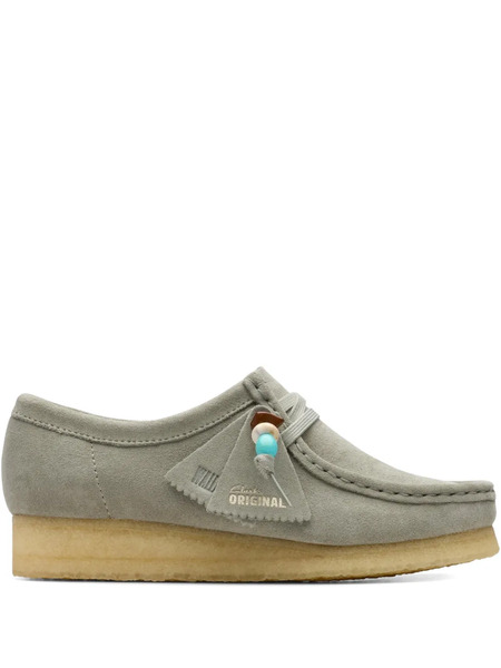  Clarks Originals Wallabee Suede Sandals - Green 