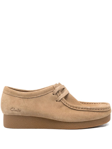  Clarks Wallabee Suede Lace-up Derby Shoes - Neutrals 