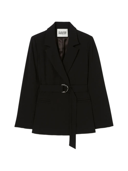  Claudie Pierlot Belted Blazer - Black 