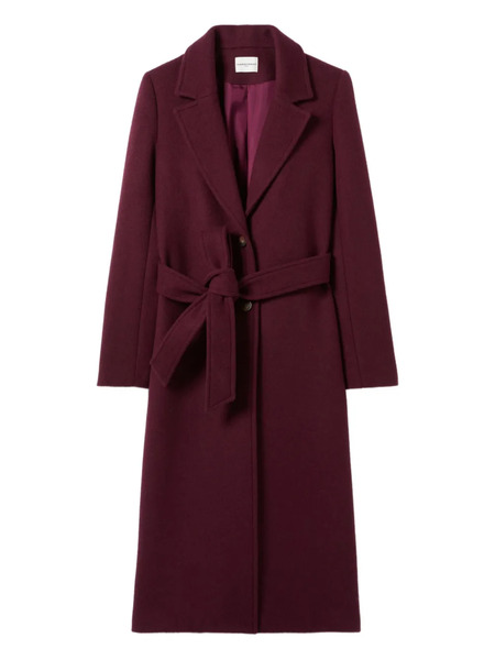  Claudie Pierlot Belted Coat - Red 