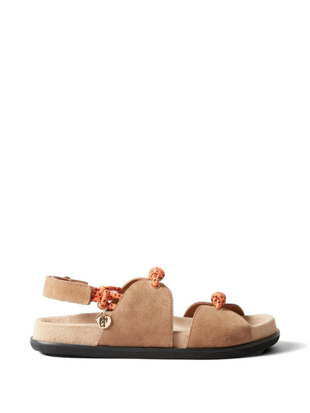  Claudie Pierlot Braided Charm Sandals - Neutrals 