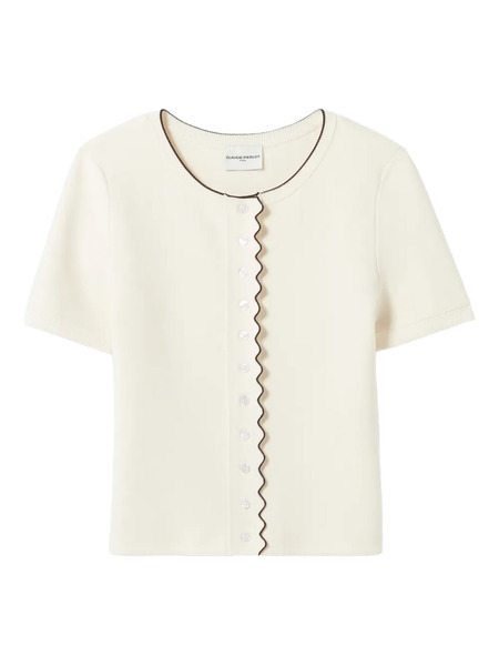  Claudie Pierlot Button-fastening Top - Neutrals 