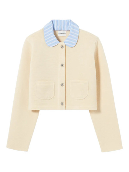  Claudie Pierlot Button Pockets Cardigan - Neutrals 