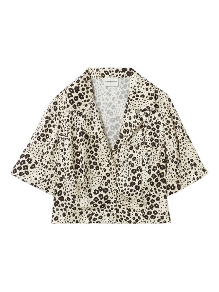  Claudie Pierlot Buttoned Printed Shirt - Neutrals 