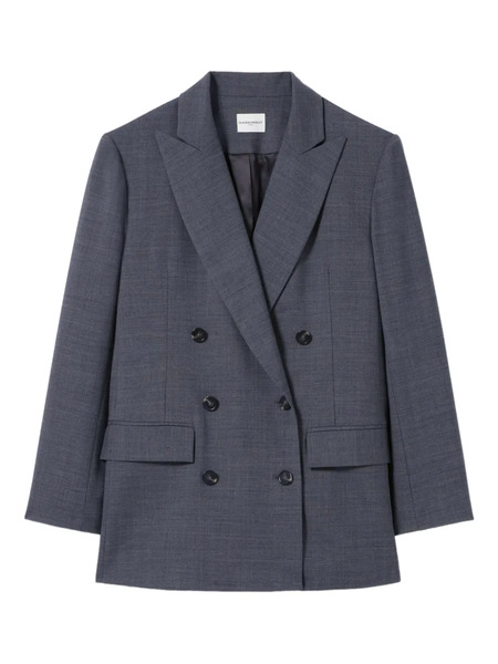  Claudie Pierlot Double-breasted Tailored Blazer - Grey 