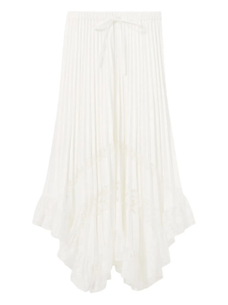  Claudie Pierlot Drawstring Midi Skirt - White 