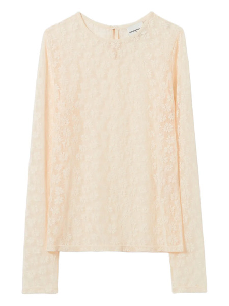  Claudie Pierlot Floral-pattern Lace Top - Pink 