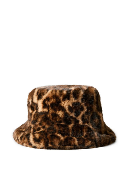  Claudie Pierlot Leopard-print Bucket Hat - Brown 