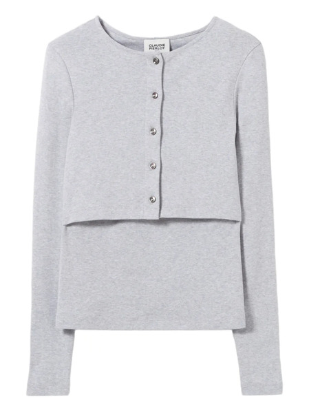  Claudie Pierlot Long-sleeve Top - Grey 