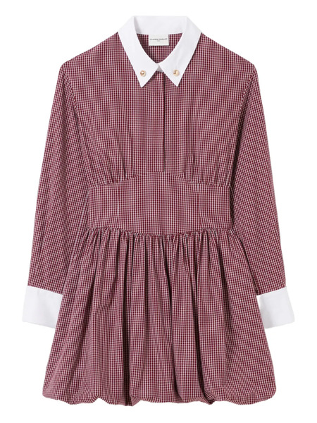  Claudie Pierlot Mini Checked Dress - Red 