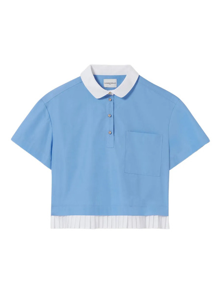 Claudie Pierlot Peter-pan Collar Top - Blue 