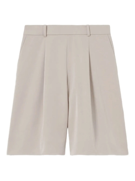  Claudie Pierlot Pleated Bermuda Shorts - Neutrals 