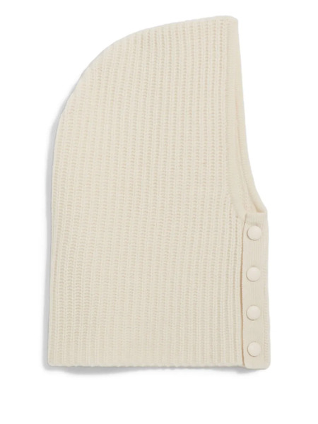  Claudie Pierlot Ribbed-knit Balaclava - Neutrals 