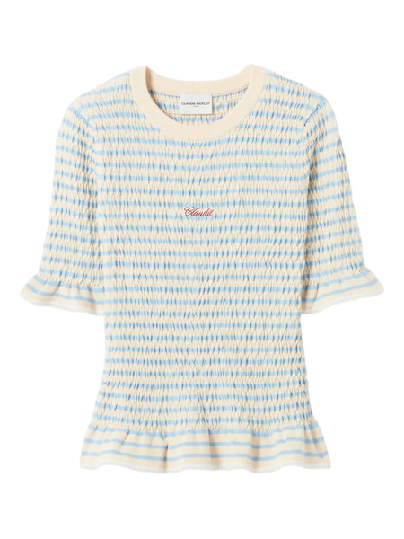  Claudie Pierlot Striped Top - Neutrals 