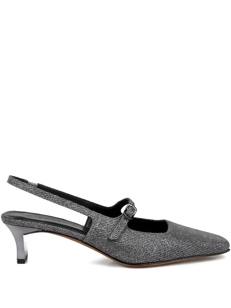  Clergerie 45mm Suziet Pumps - Grey 