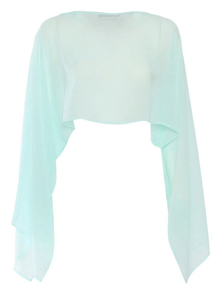  Clips Long-sleeves Scarves - Blue 