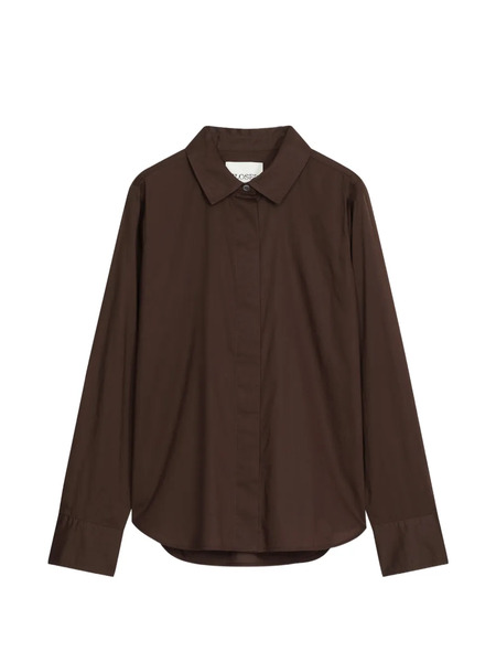  Closed Buttoned Classic Shirt - Brown 