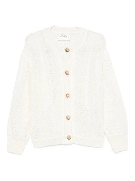  Closed Crew-neck Cardigan - Neutrals 
