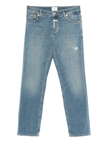 Closed Distressed-finished Straight Jeans - Blue 
