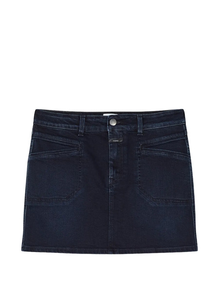  Closed Fatigue Pocket Mini Skirt - Blue 