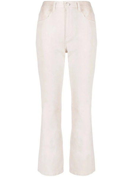  Closed High-waisted Cropped Jeans - Neutrals 
