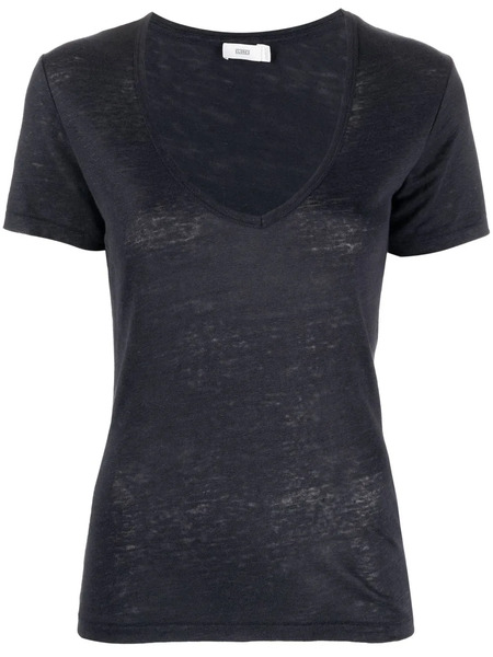 Closed Linen V-neck T-shirt - Blue 