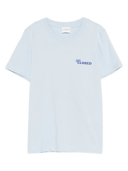  Closed Logo-print T-shirt - Blue 