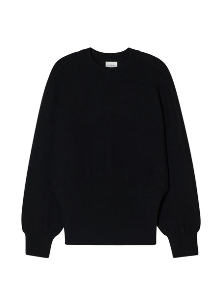  Closed Long-sleeve Crew-neck Sweater - Black 