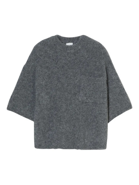  Closed Short Sleeve Sweater - Grey 