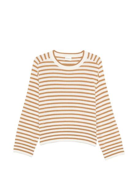  Closed Striped Cashmere Sweater - White 