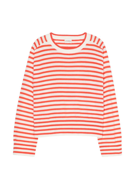  Closed Striped Crew-neck T-shirt - Red 