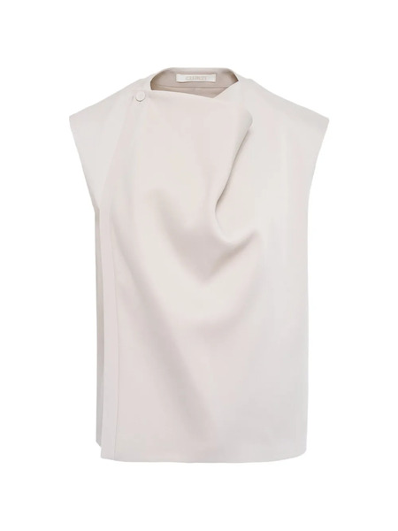  Club21 Draped Woven Top - Neutrals 