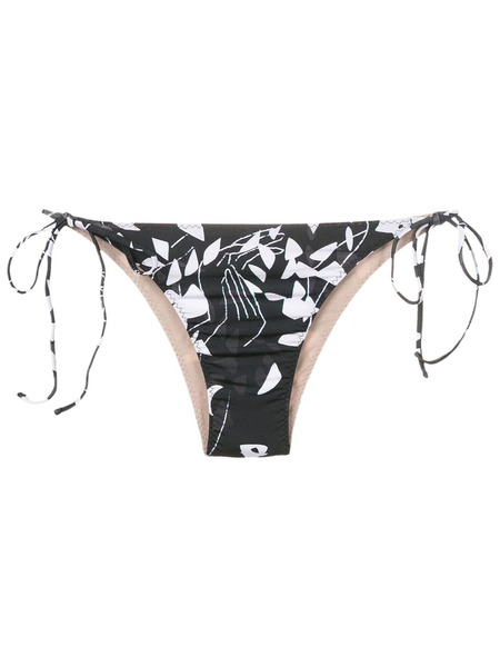  Clube Bossa Abstract-pattern Stretch Bikini-bottoms - Black 