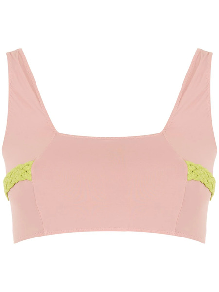  Clube Bossa Baldev Treme Rop-detail Bikini Top - Pink 